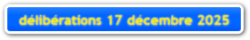 d�lib�rations 17 d�cembre 2025